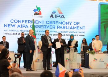 الجزائر تنضم رسميا إلى الجمعية البرلمانية الدولية لرابطة دول جنوب شرق آسيا “آيبا” كعضو ملاحظ وحيد