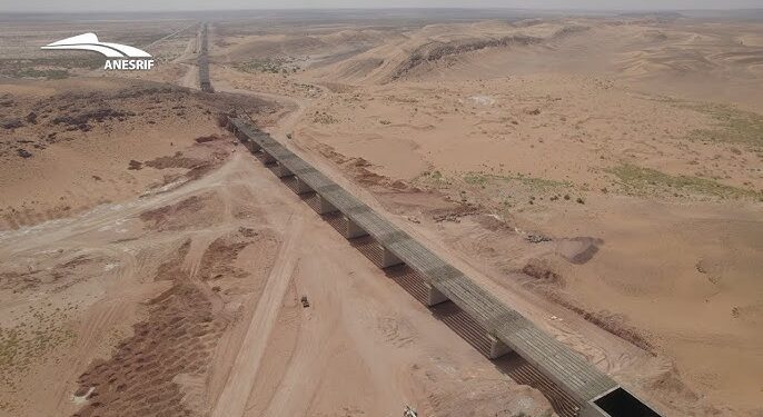 استكمال أشغال إنجاز أكبر جسر للسكك الحديدية في الجزائر وإفريقيا قبل نهاية أكتوبر المقبل