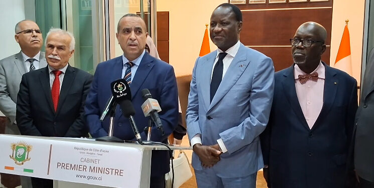 الجزائر – كوت ديفوار: عجال يستقبل بأبيجان من قبل الوزير الأول الإيفواري